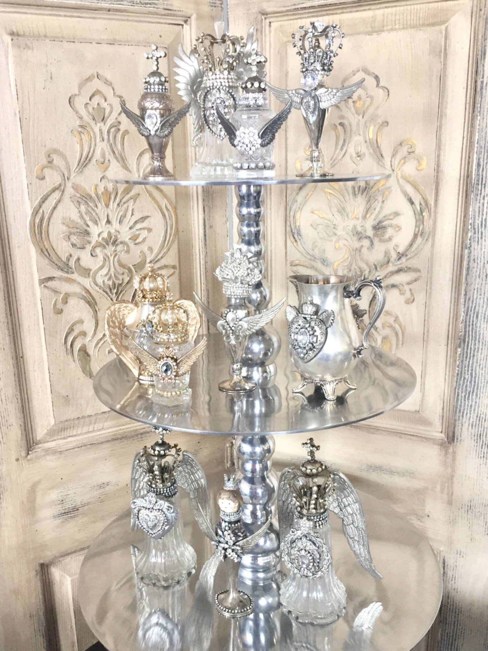 Altered Silver Salt Shaker Silver Salt Shaker Vintage Etsy