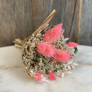 Petite Bouquet  Dried Flowers Pink Petite