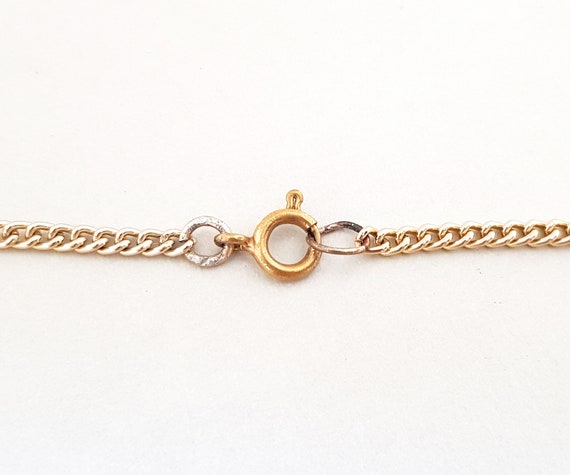 Vintage Agate Geode Pendant Necklace, Burned Oran… - image 5