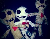 Crochet Voodoo Doll, Voodoo Doll, Handmade Voodoo Doll, Crochet Doll, Halooween Doll, Halloween Decoration