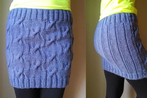 mini skirt knitting pattern