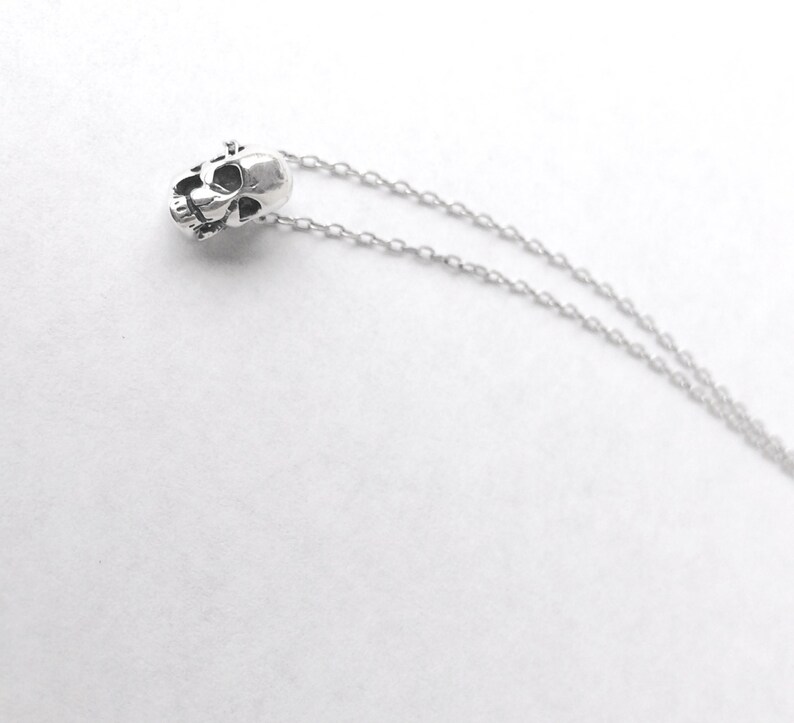 skull head necklace