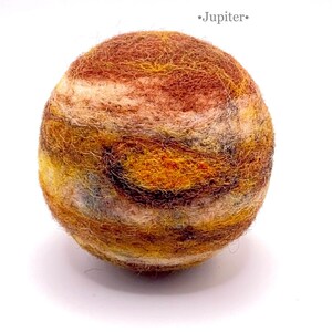 Medium Sized Solar System Set in a Bag • Needle Felted Wool Sculptures ...