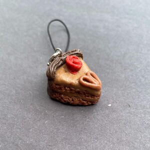Mini Clay Chocolate cake Charm