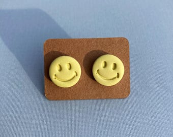 Smiley Face Studs