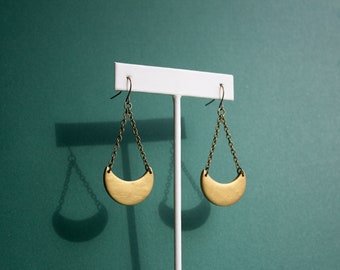 Crescent Dangles - Gold