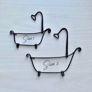 Handmade (black Pictured) Wire Bathroom, Bath Tub Wall/door Sign. Wire ...
