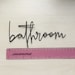 Wire Word bathroom' Wall/door Sign. Wire Art Bathroom - Etsy