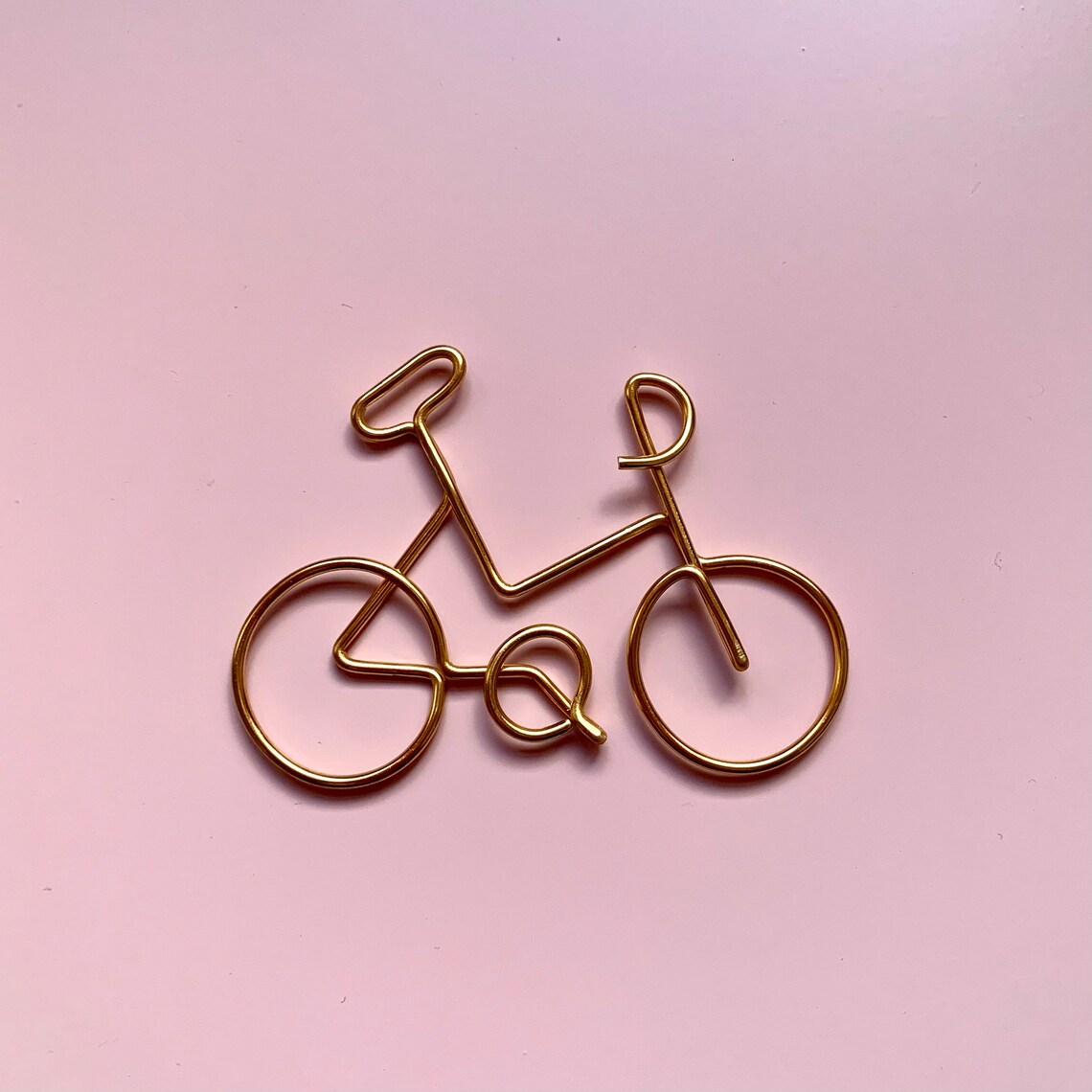 Handmade copper Pictured Wire Bicycle/bike. Wire Art Etsy