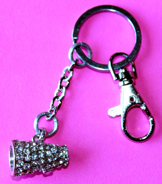 Megaphone Charm Bling Crystal Rhinestone Keychain Bag Charm Etsy