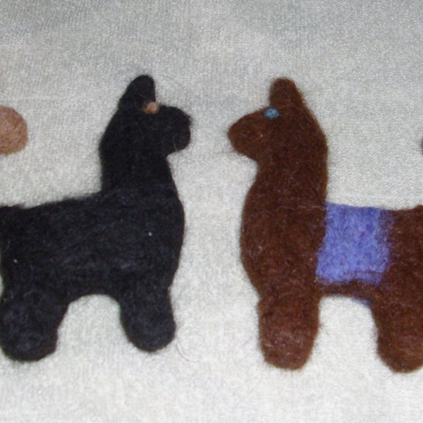 Felted Alpaca Animal, kids toy, cat toy, dog toy, fiber arts, Unique gift, Gift, soft, handmade, hypo-allergenic, presents,