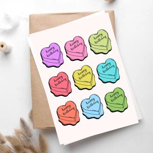 Choisissez votre paire de cartes parfaite ! | Amusant, coloré, blanc à l'intérieur | 5 x 7 avec enveloppe