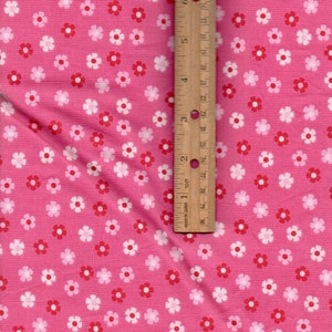 Hot Pink Floral Calico Skirt, Long Full Maxi Skirt, Civil War Pioneer Floor Length Prairie Skirt one size fits most adults BlackLilyCat USA