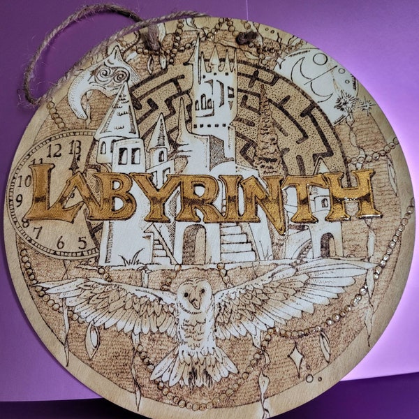 Labyrinth Wandbehang Kunst