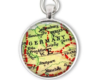 Germany Ornament, Berlin Map Ornament, Munich, Koln, Stuttgart, Hamburg, Frankfurt, Germany Gift, Gift under 20, German Ornaments, Travel