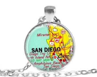 Maps Destination Cufflinks San Diego California Tijuana Mexico Groomsmen Wedding Party Fathers Dads Men