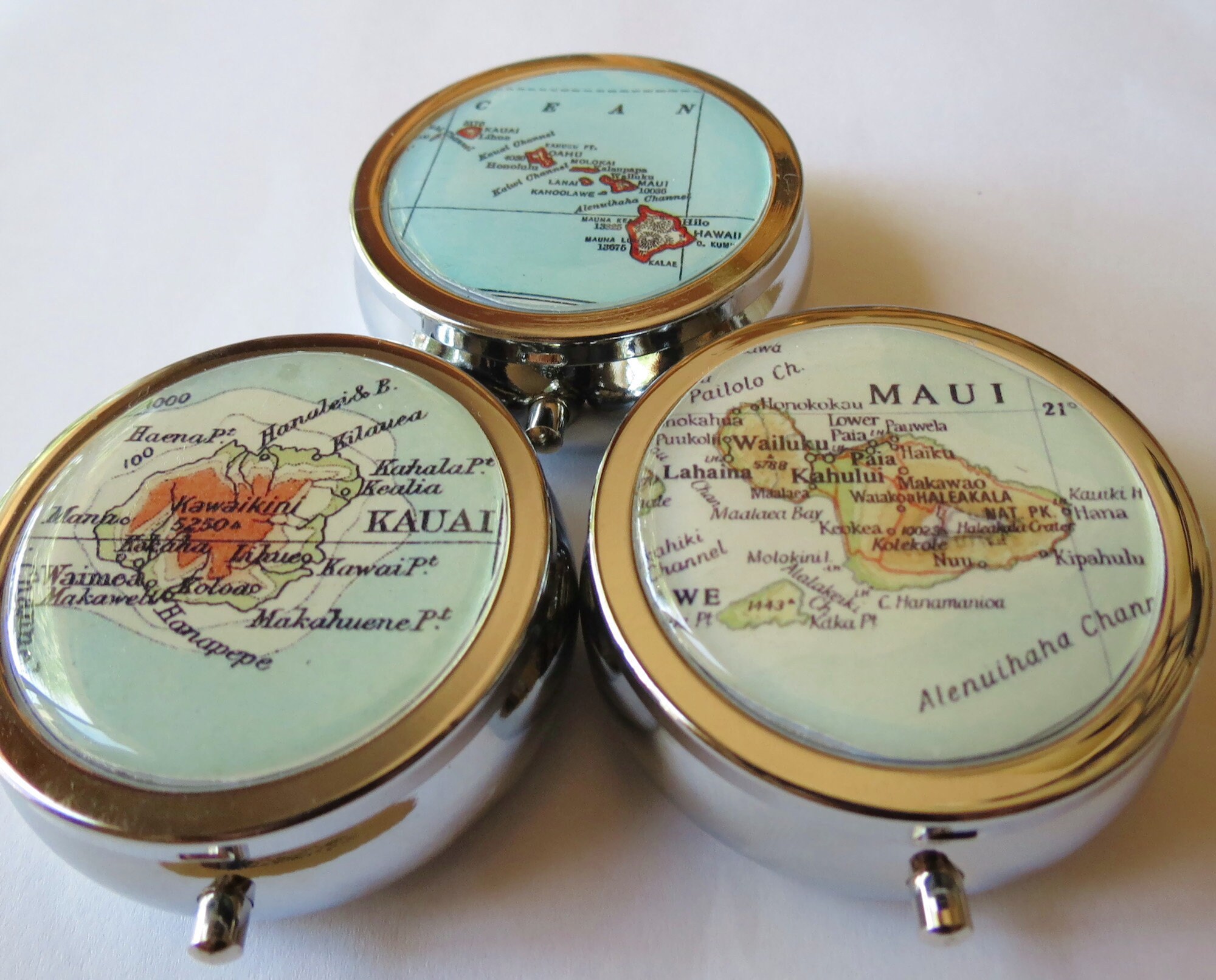 Maui Pill Boxes Small Maui Hawaii Gift Idea Food Pantry Etsy