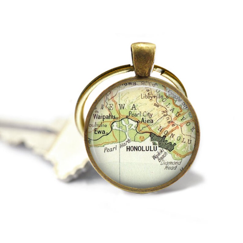 Travel Keychain Custom Keychain Custom Map Keychains Unique Etsy