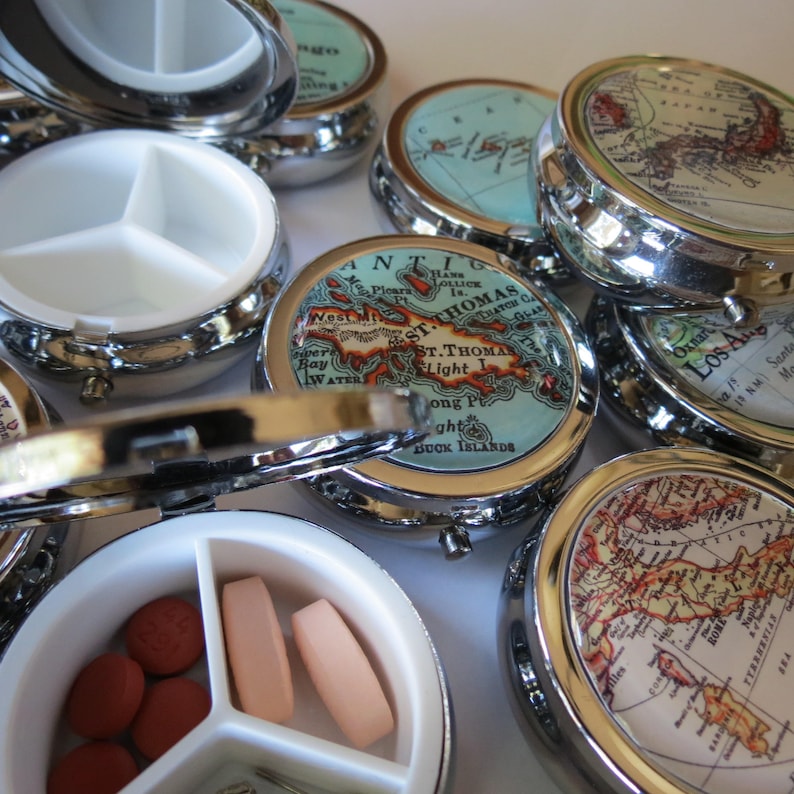 Maui Pill Boxes Small Maui Hawaii Gift Idea Food Pantry Etsy