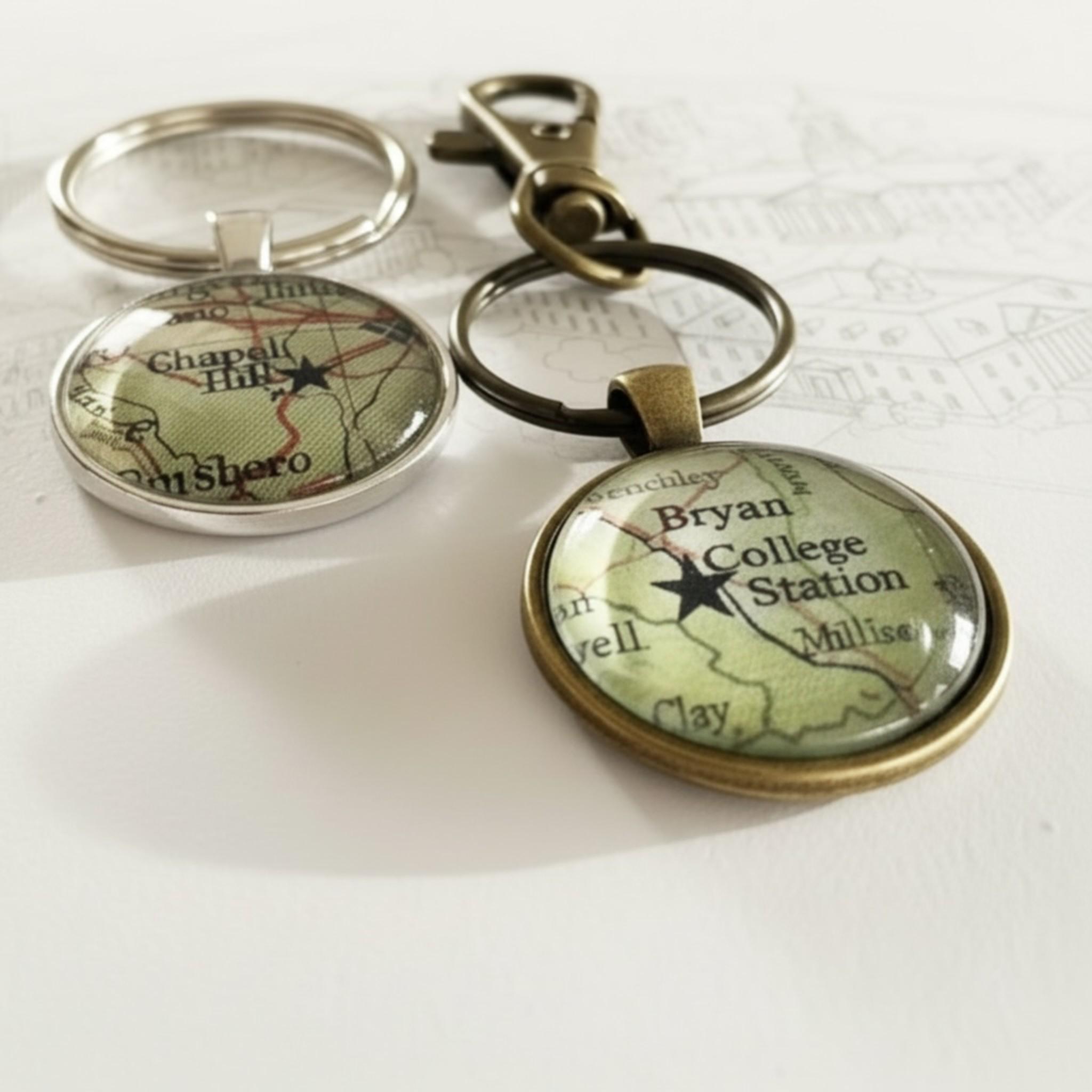 Washington Map Keychain - Seattle, Spokane and Washington State Map ...