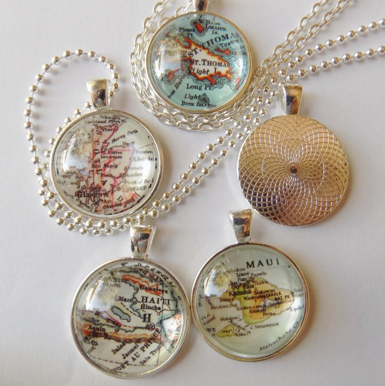 Istanbul Turkey necklace pendant charms, Turkey jewelry charms, map jewelry travel necklace, travel map, godparent gift, aunt gift, A249 image 4