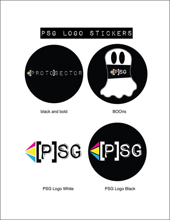 Psg Logo Vinyl Sticker Set Etsy
