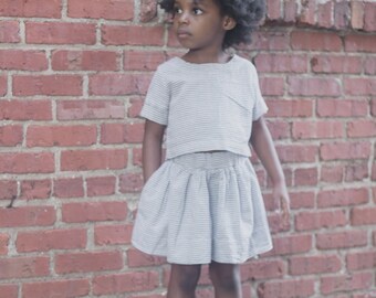 GiGI Crop Top Skirt Set PDF Sewing Pattern  2-10