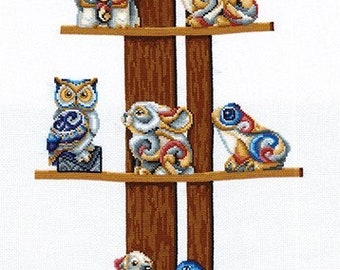 /"Figurines Rabbit/" Counted Cross Stitch Kit Make Your Own Hands C-35
