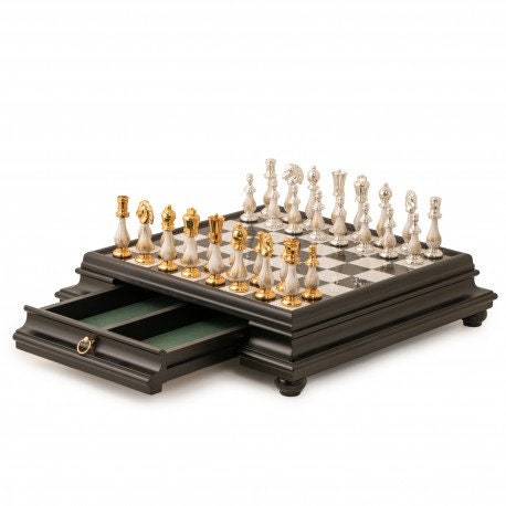 Black & Gold Chess Set Trio (50% OFF)