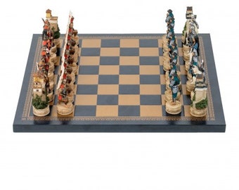 Samurai Themed Set with Ecoleather Chessboard – Chess House