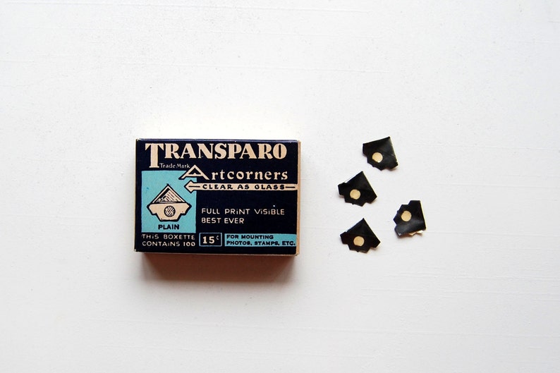 Vintage Clear Transpa Mounting Corners By Transparo Image 0