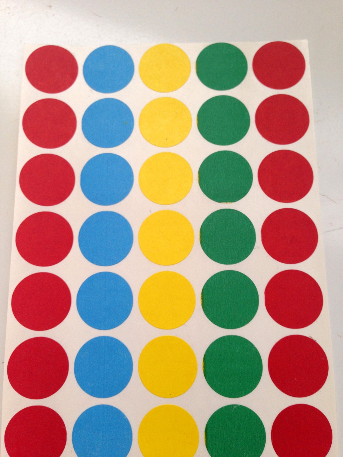Round Dot Vintage Stickers, Color Coding Labels, Wafer Seals - Etsy