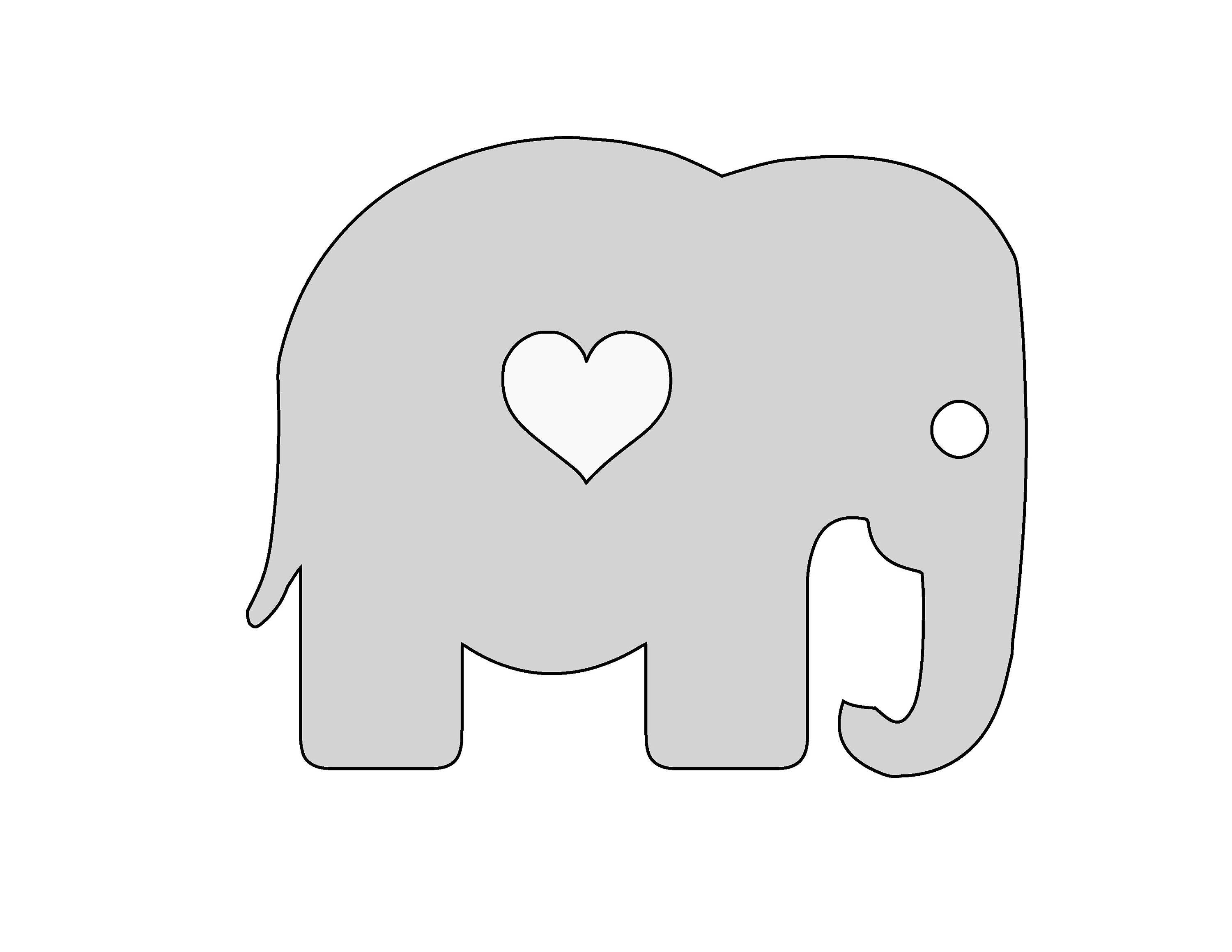 7 Inch Wide String Art Cute Elephant With Heart Pattern Etsy