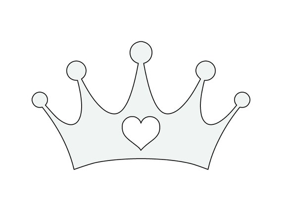Free Free 91 Heart Princess Crown Svg SVG PNG EPS DXF File
