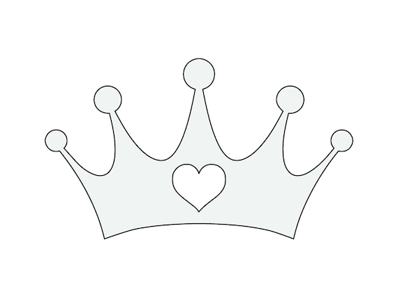 Free Free 91 Heart Princess Crown Svg SVG PNG EPS DXF File