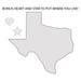 8" High String Art TEXAS State Pattern / Template -BONUS! Star &amp; Heart ...