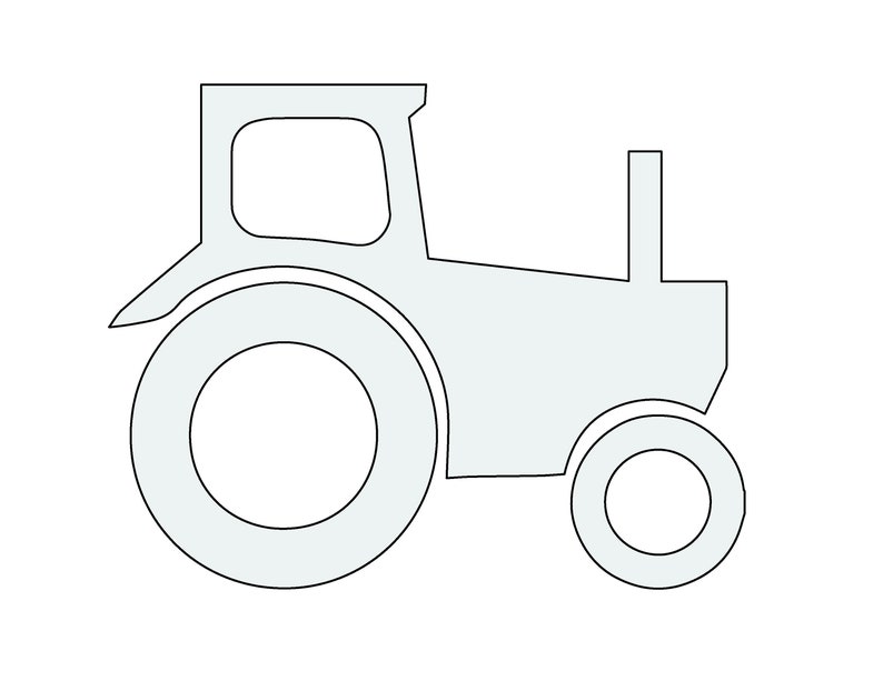 7 High String Art Farm Tractor Pattern / Template Etsy