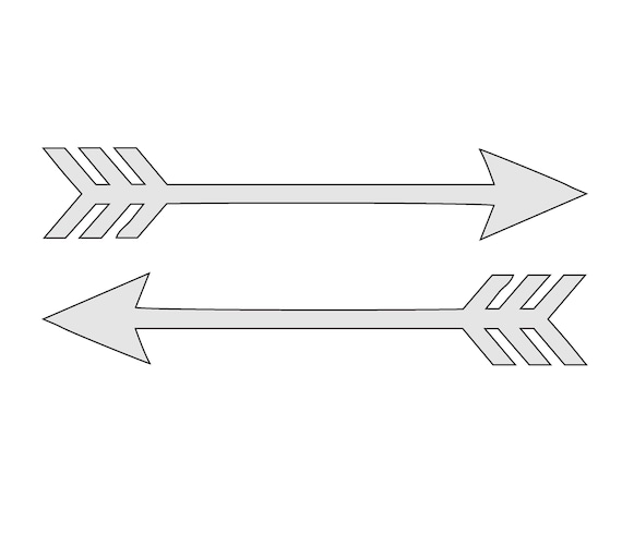 It is a picture of Resource Printable Arrow Template This is a graphic of Resource Printable Arrow Template