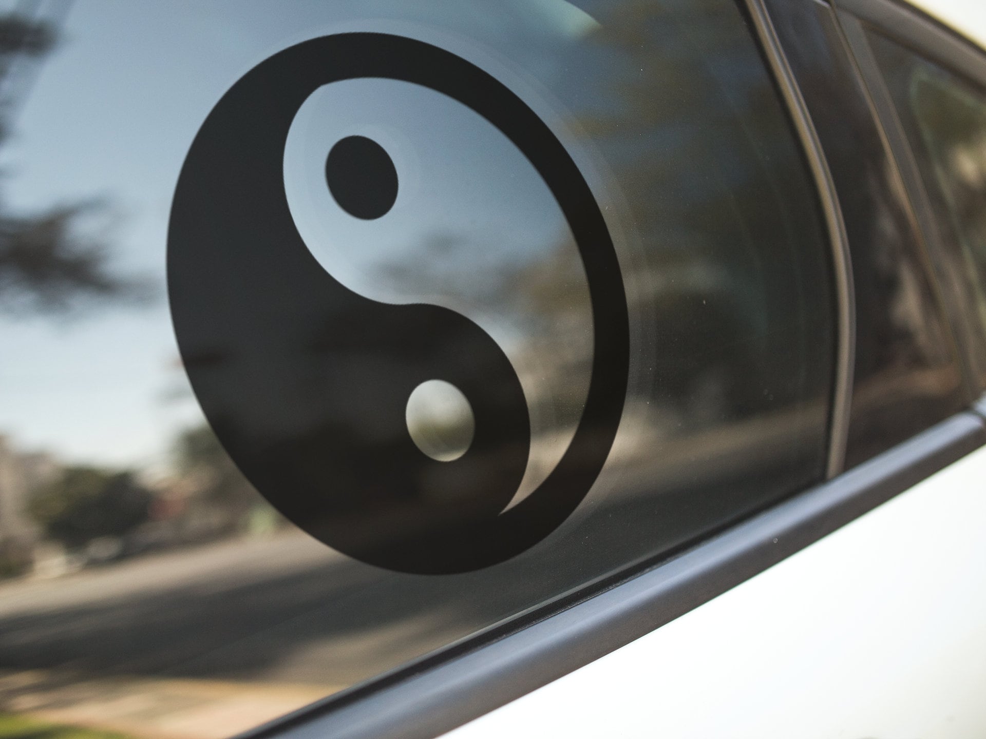 7x 10cm) In Vinile Da Parete Yin E Yang Simbolo/Taoismo Daoism Art Decor Adesivo/Filosofia Per Yoga Formazione DIY Murale Free Casuale Decalcomania Regalo - Foto 13