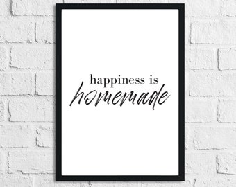 Happiness Is Homemade Simply Home Wall Decor Print