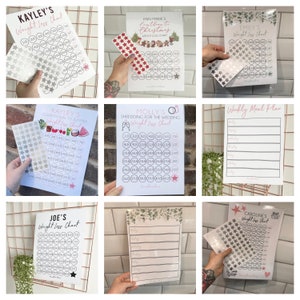 Gelamineerde gewichtsverliesgrafiek en maaltijdplannercombinatie voor gezond leven Houd je voortgang bij Gewichtsverliesgrafiek met maaltijdplannermenu