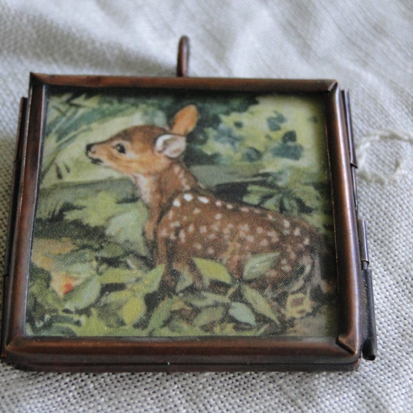 Pendant Deer Fawn Forest Woodland Nature Music Necklace