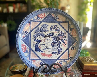 Vintage Chinoiserie Serving Platter