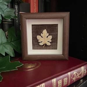 Maple Leaf Shadow Box Wall Decor
