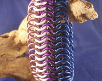 European 6-1 Stretchy Genderfluid Pride Bracelet