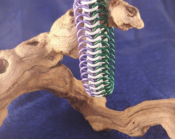 European 6-1 Stretchy Genderqueer Pride Bracelet