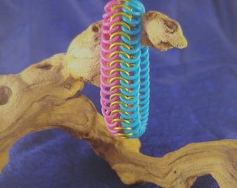 Pulsera europea 6-1 Stretchy Pansexual Pride