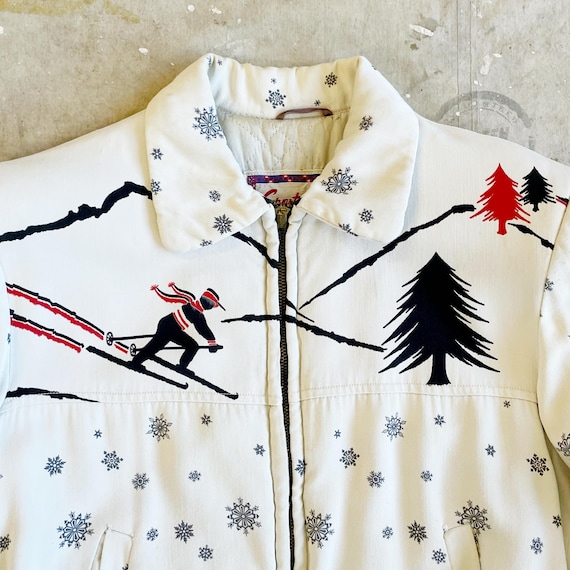 Size Small Vintage 1950s Sport Chief Snowflake Jacket 2285 - Etsy
