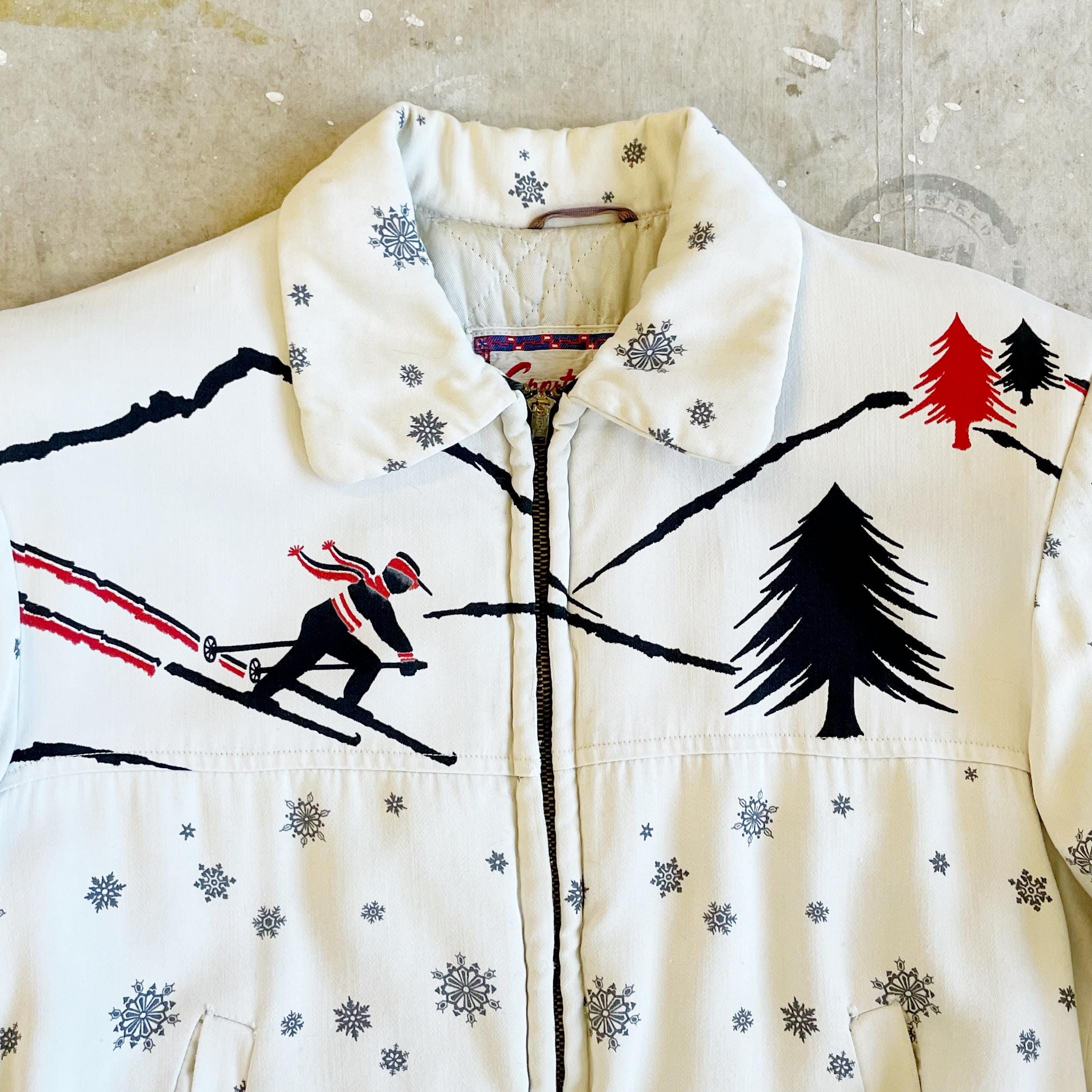 Size Small Vintage 1950s Sport Chief Snowflake Jacket 2285