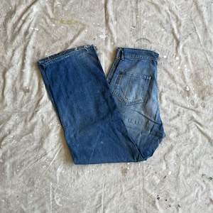 Size 29x31 Vintage 1940s 1950s US Navy Dungarees Denim Jeans Size 29x31 Vintage 1940s 1950s US Navy Dungarees Denim Jeans